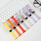 Braided Silicone Apple Watch Bracelet, Foldable Magnetic Clasp, Feryn Model