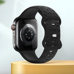Apple Watch Silicone Bracelet, Embossed Leopard Pattern, All Series, Soria Model