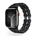 Apple Watch Silicone Bracelet with Openwork Chain Link Design, Vexa Model