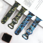 Apple Watch Bracelet, silicone camouflage pattern, unisex, Alar model