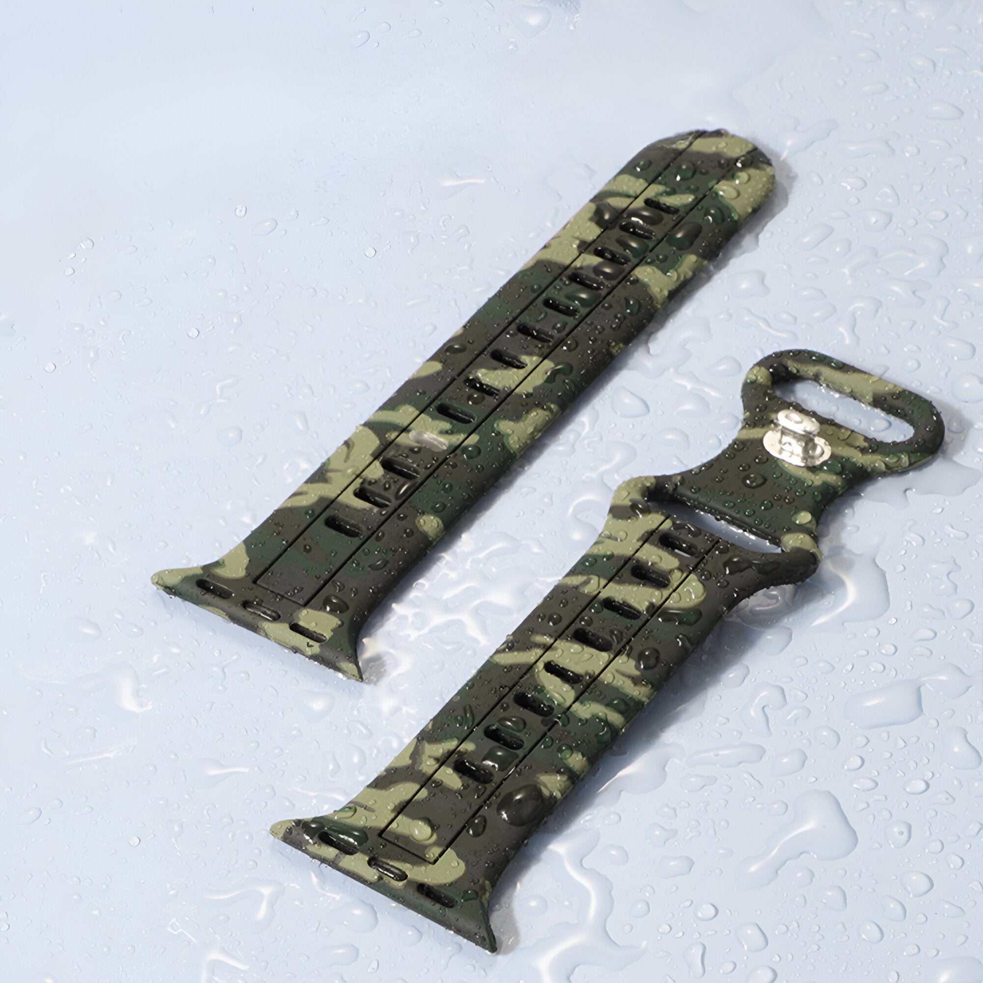 Apple Watch Bracelet, silicone camouflage pattern, unisex, Alar model