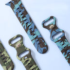 Apple Watch Bracelet, silicone camouflage pattern, unisex, Alar model