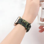 Apple Watch Bracelet, silicone camouflage pattern, unisex, Alar model