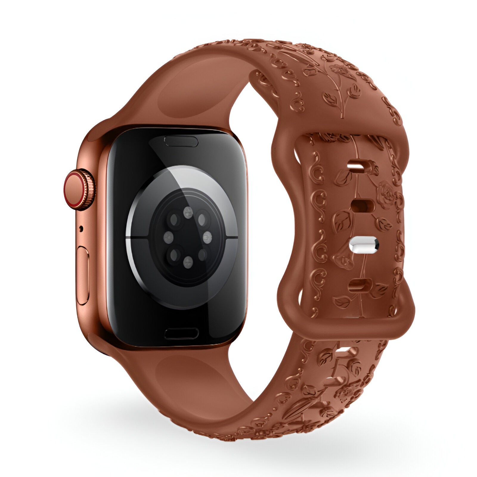 Apple Watch Bracelet, silicone with floral pattern, unisex, Nexus model