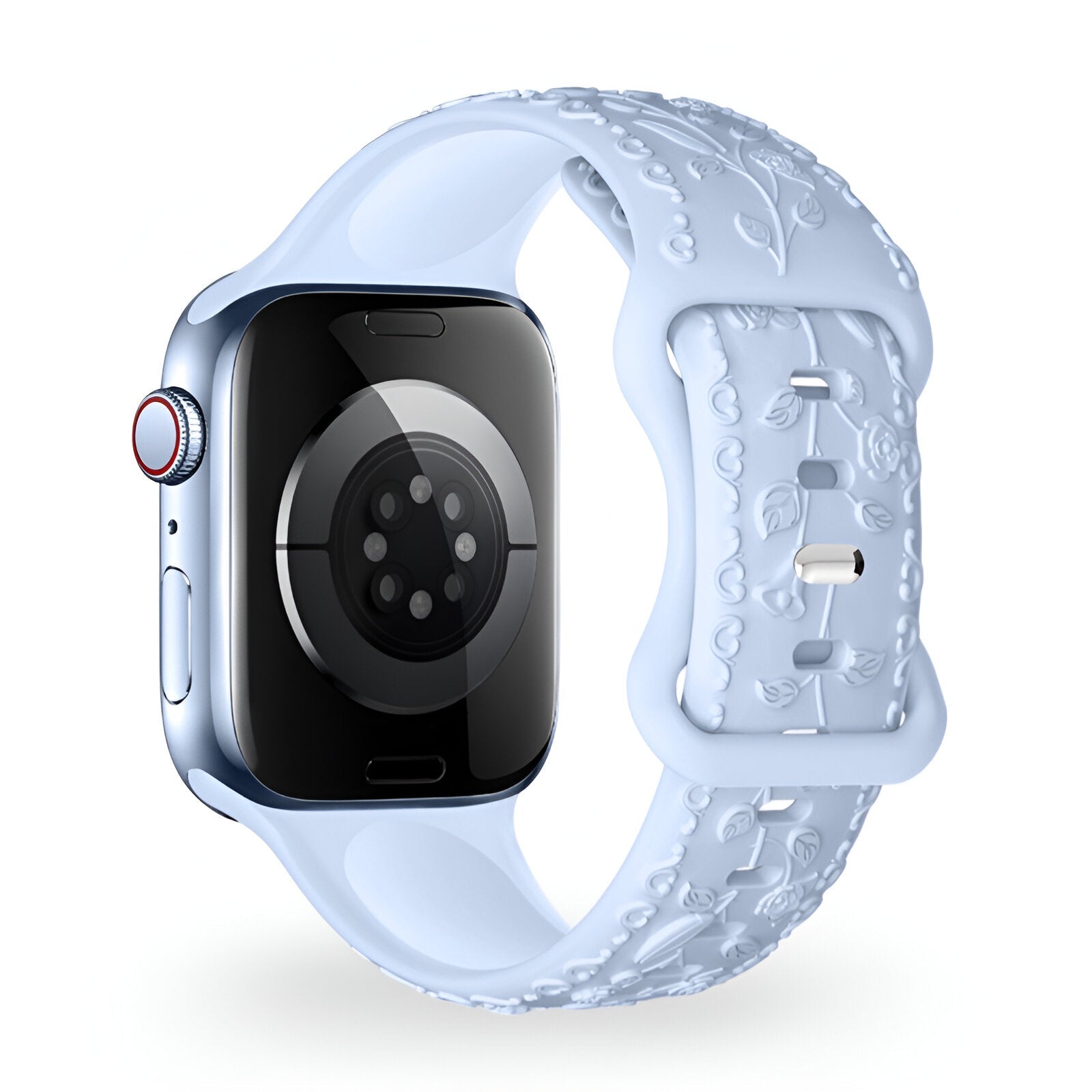 Apple Watch Bracelet, silicone with floral pattern, unisex, Nexus model