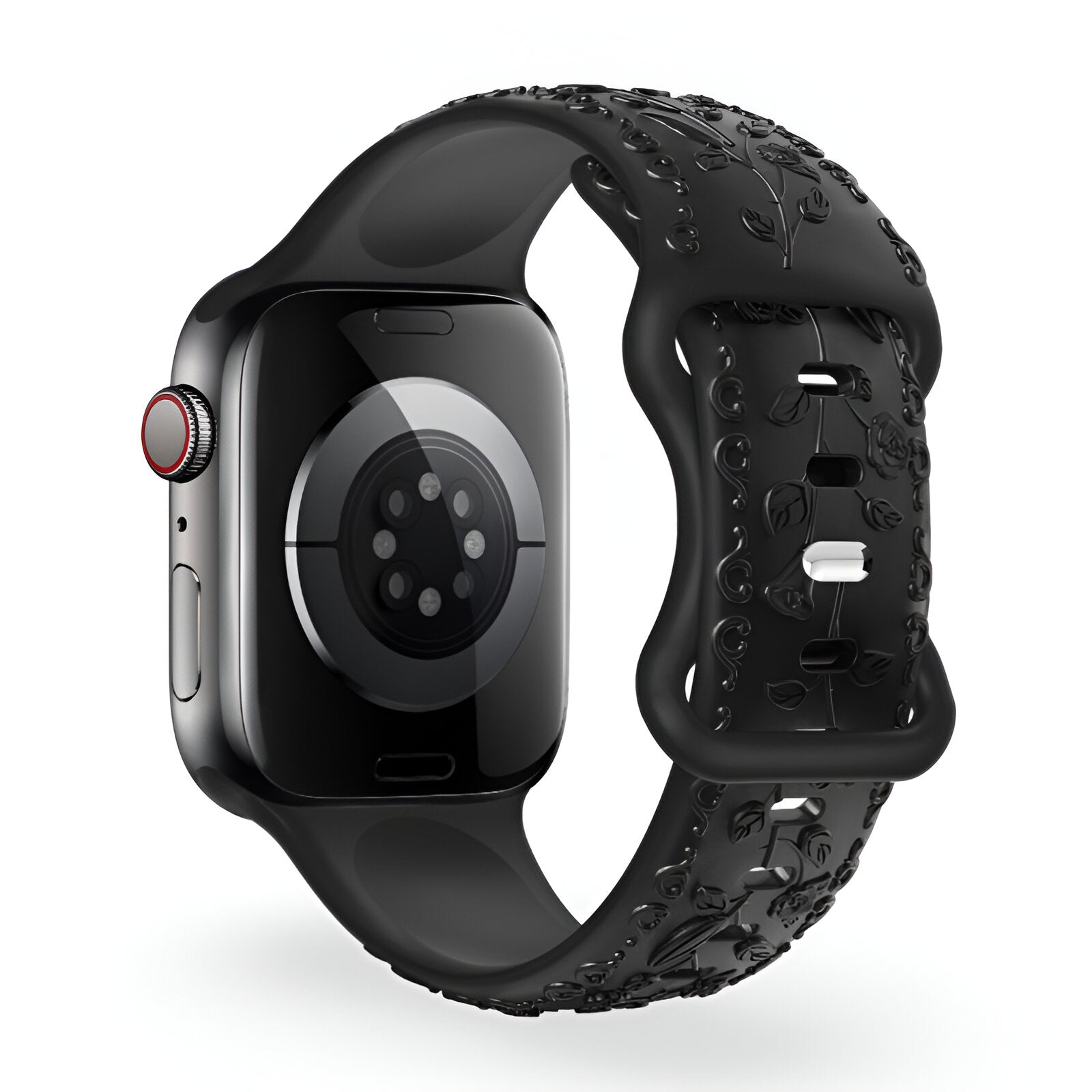 Apple Watch Bracelet, silicone with floral pattern, unisex, Nexus model