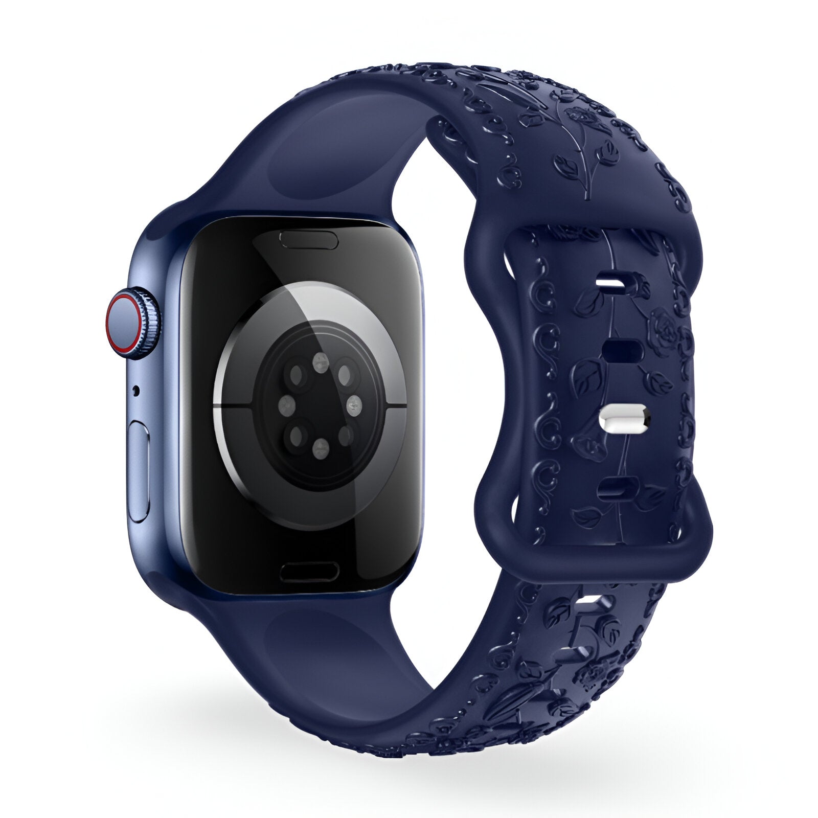 Apple Watch Bracelet, silicone with floral pattern, unisex, Nexus model
