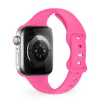 Apple Watch Silicone Bracelet, Slim Design, Butterfly Clasp, for Women, Kairo Model
