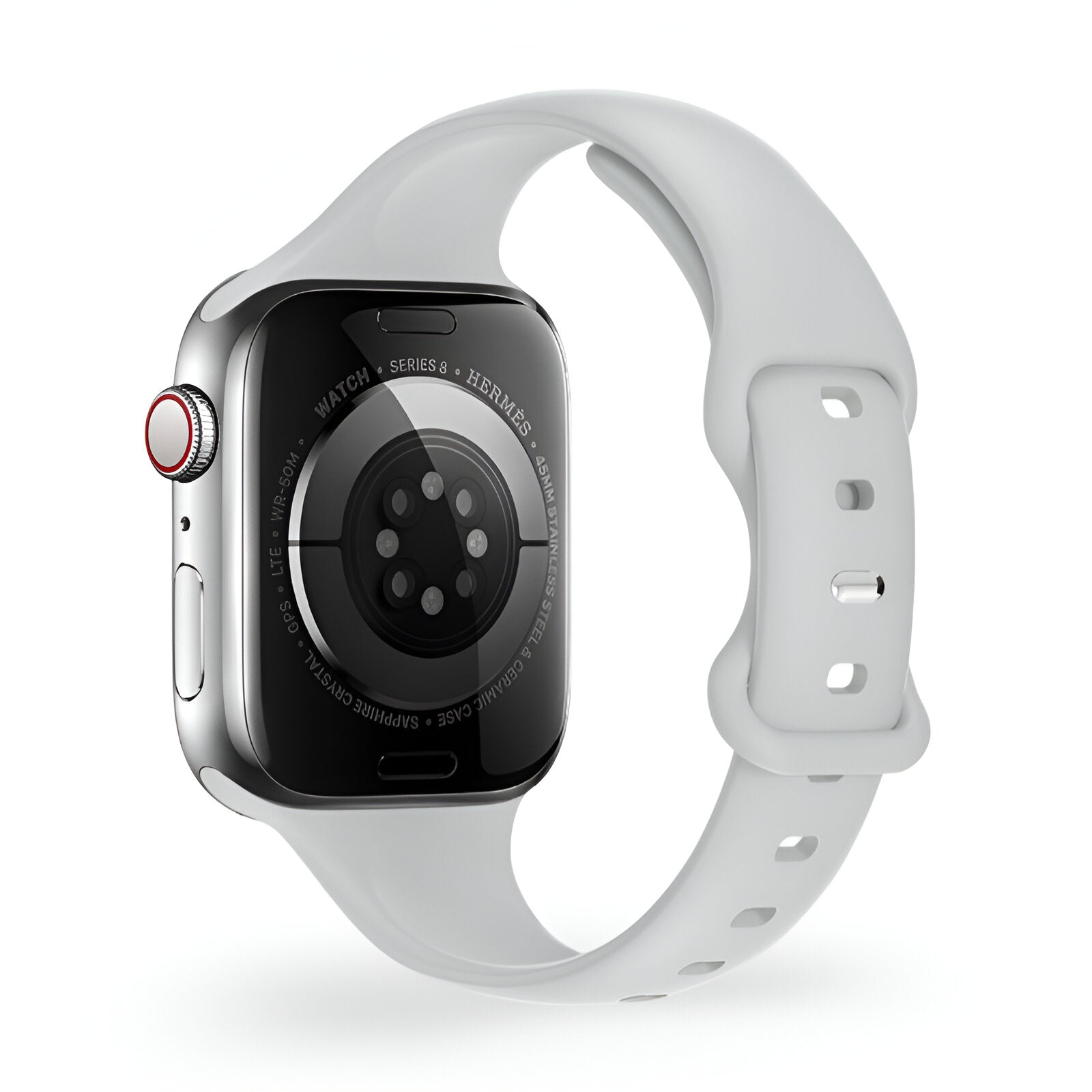 Apple Watch Silicone Bracelet, Slim Design, Butterfly Clasp, for Women, Kairo Model