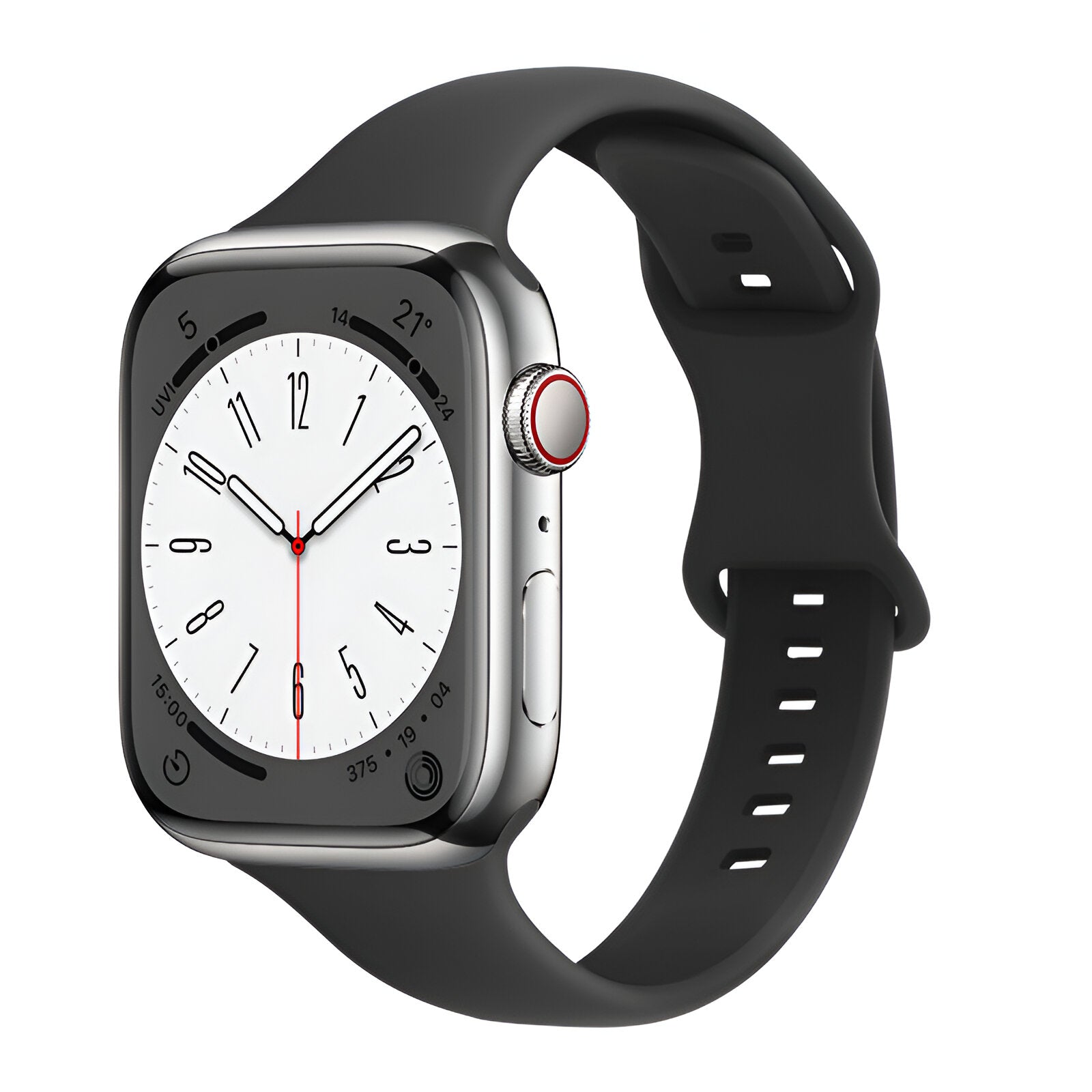 Apple Watch Silicone Bracelet, Slim Design, Butterfly Clasp, for Women, Kairo Model