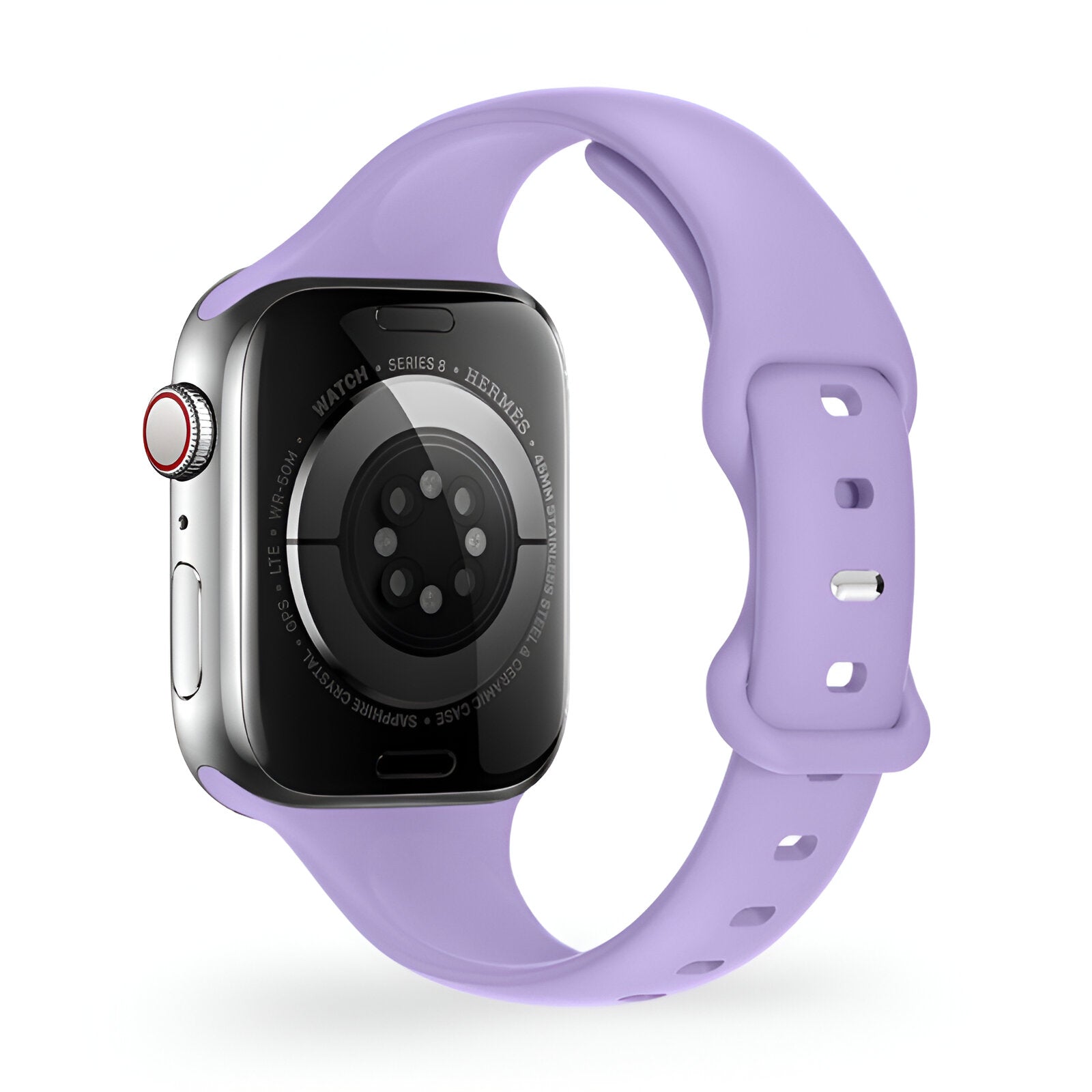 Apple Watch Silicone Bracelet, Slim Design, Butterfly Clasp, for Women, Kairo Model