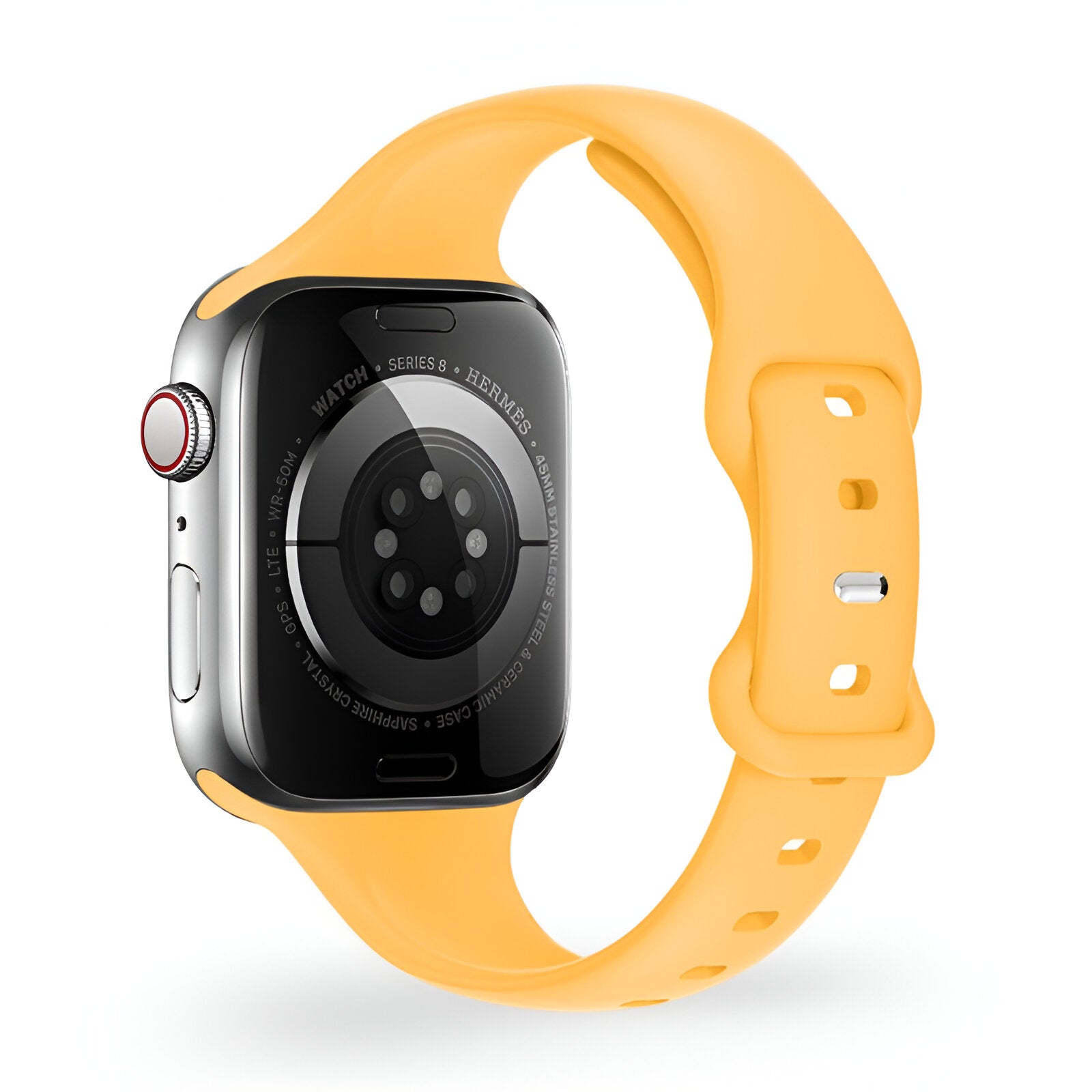 Apple Watch Silicone Bracelet, Slim Design, Butterfly Clasp, for Women, Kairo Model