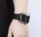 Perforated Silicone Apple Watch Bracelet, Breathable Honeycomb Design, Yara Model