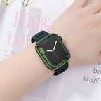 Perforated Silicone Apple Watch Bracelet, Breathable Honeycomb Design, Yara Model