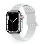 Perforated Silicone Apple Watch Bracelet, Breathable Honeycomb Design, Yara Model