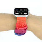 Apple Watch Scrunchie Bracelet, Patterned Elastic Fabric, for Women, Jynara Model