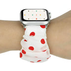 Apple Watch Scrunchie Bracelet, Patterned Elastic Fabric, for Women, Jynara Model