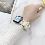 Apple Watch Scrunchie Bracelet, Patterned Elastic Fabric, for Women, Jynara Model