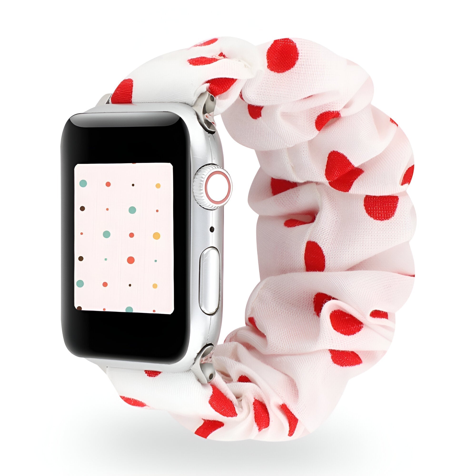 Apple Watch Scrunchie Bracelet, Patterned Elastic Fabric, for Women, Jynara Model