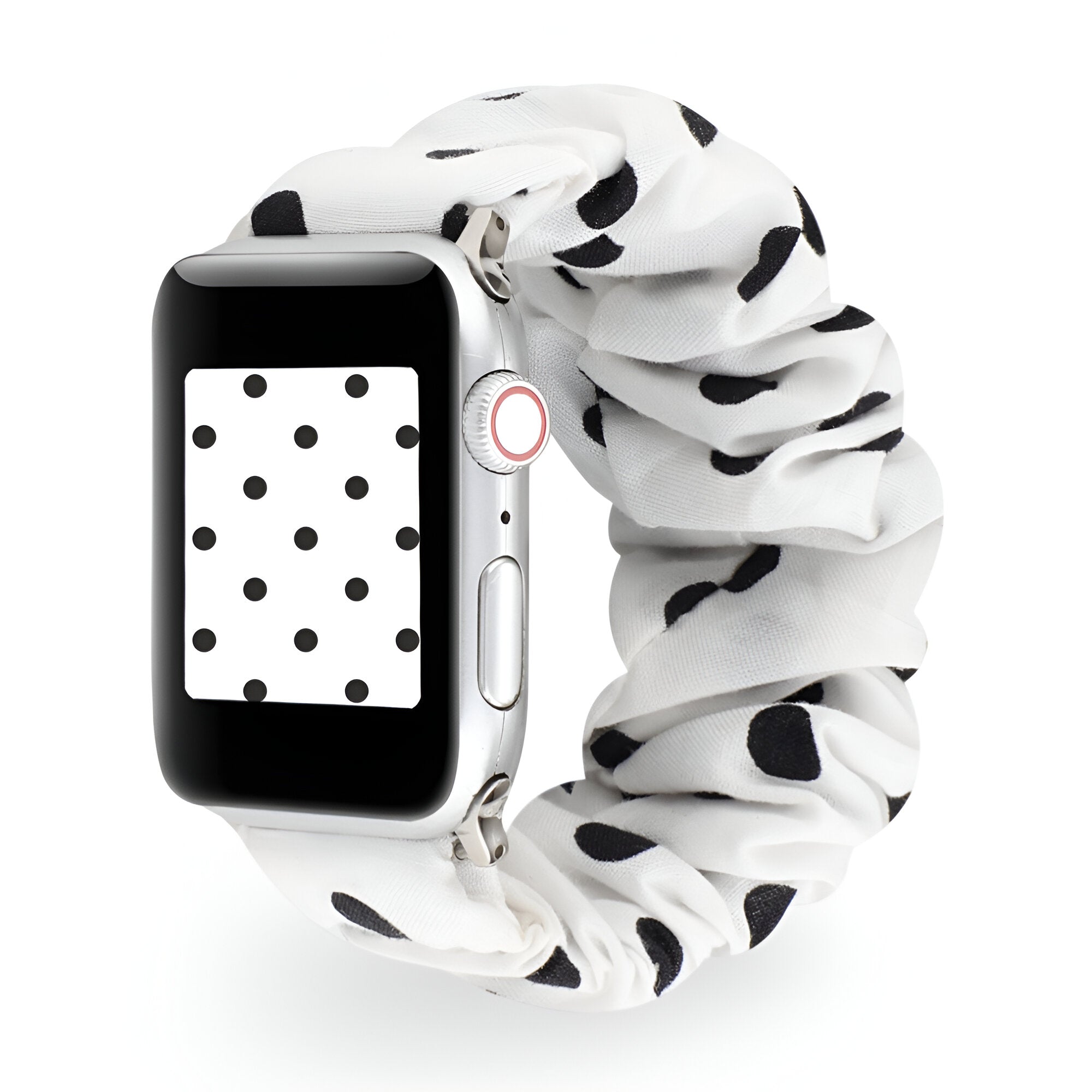 Apple Watch Scrunchie Bracelet, Patterned Elastic Fabric, for Women, Jynara Model