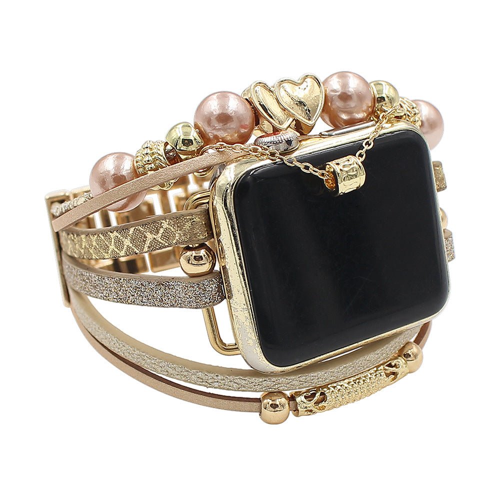 Apple Watch bracelet, multi-strand, multi-charm, for women, Fidi model