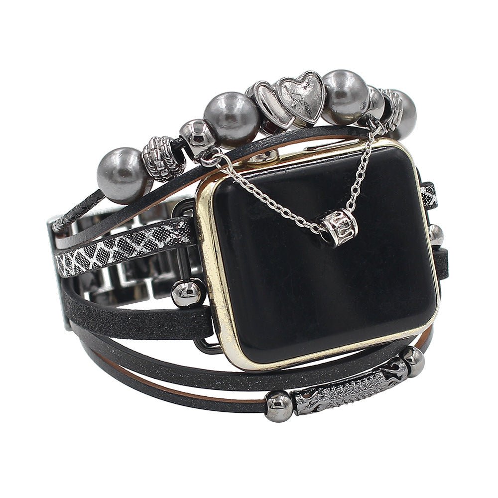 Apple Watch bracelet, multi-strand, multi-charm, for women, Fidi model