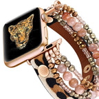 Apple Watch Bracelet, multi-strand beaded, for women, Malia model