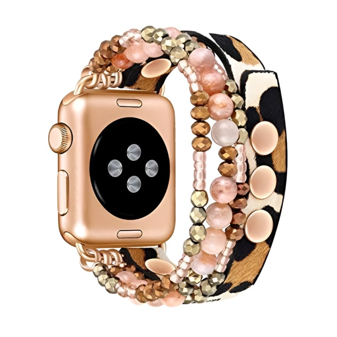 Apple Watch Bracelet, multi-strand beaded, for women, Malia model