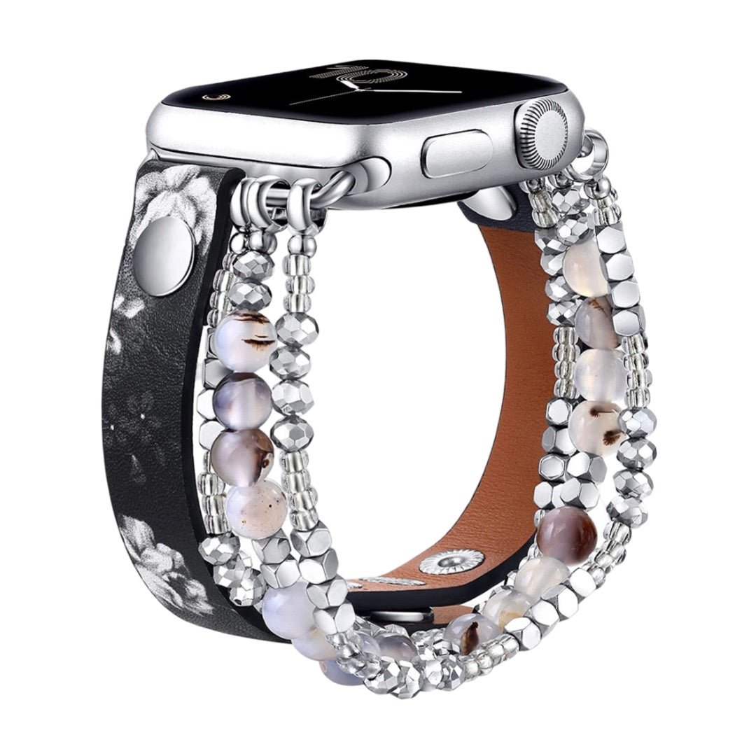 Apple Watch Bracelet, multi-strand beaded, for women, Malia model