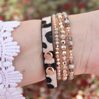 Apple Watch Bracelet, multi-strand beaded, for women, Malia model