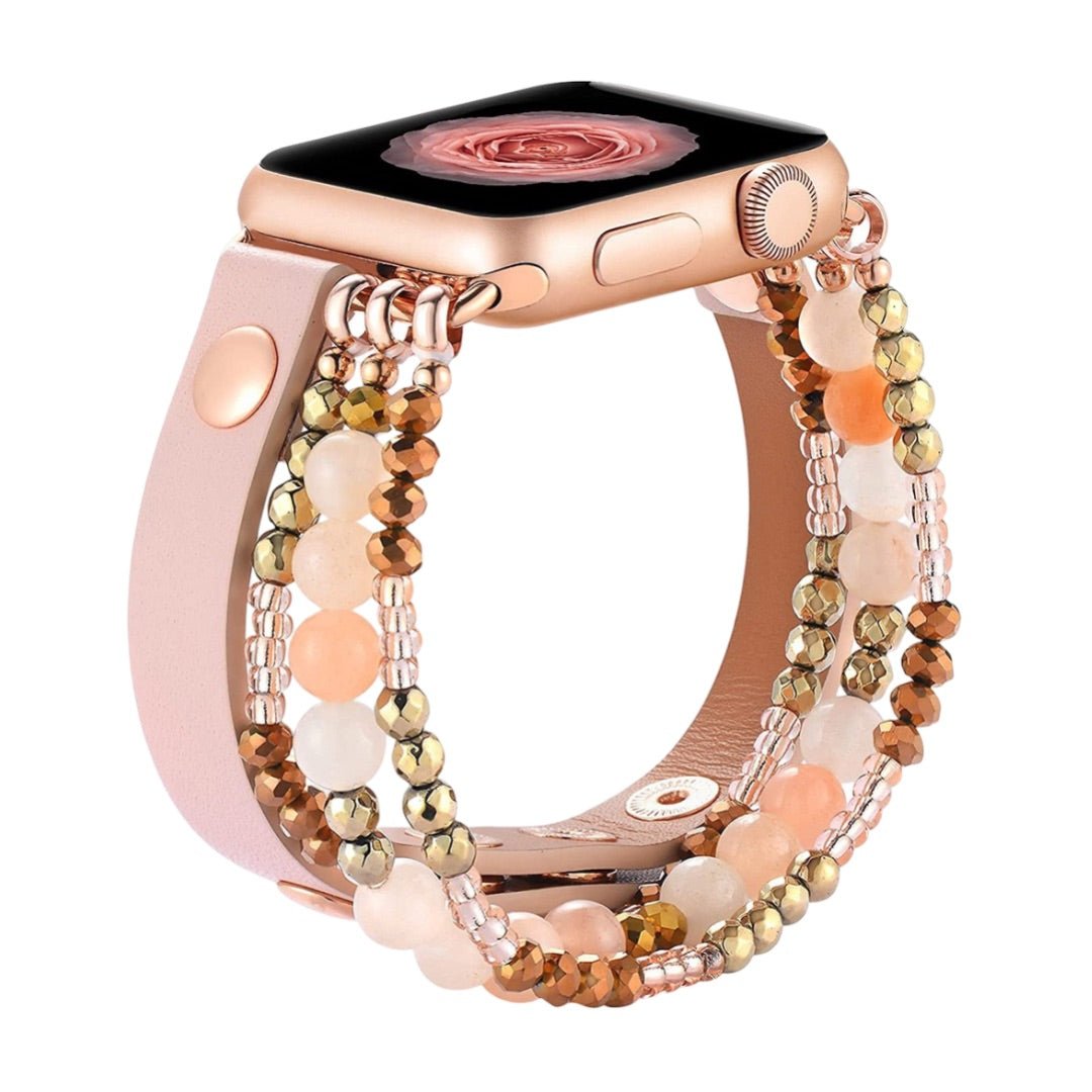 Apple Watch Bracelet, multi-strand beaded, for women, Malia model