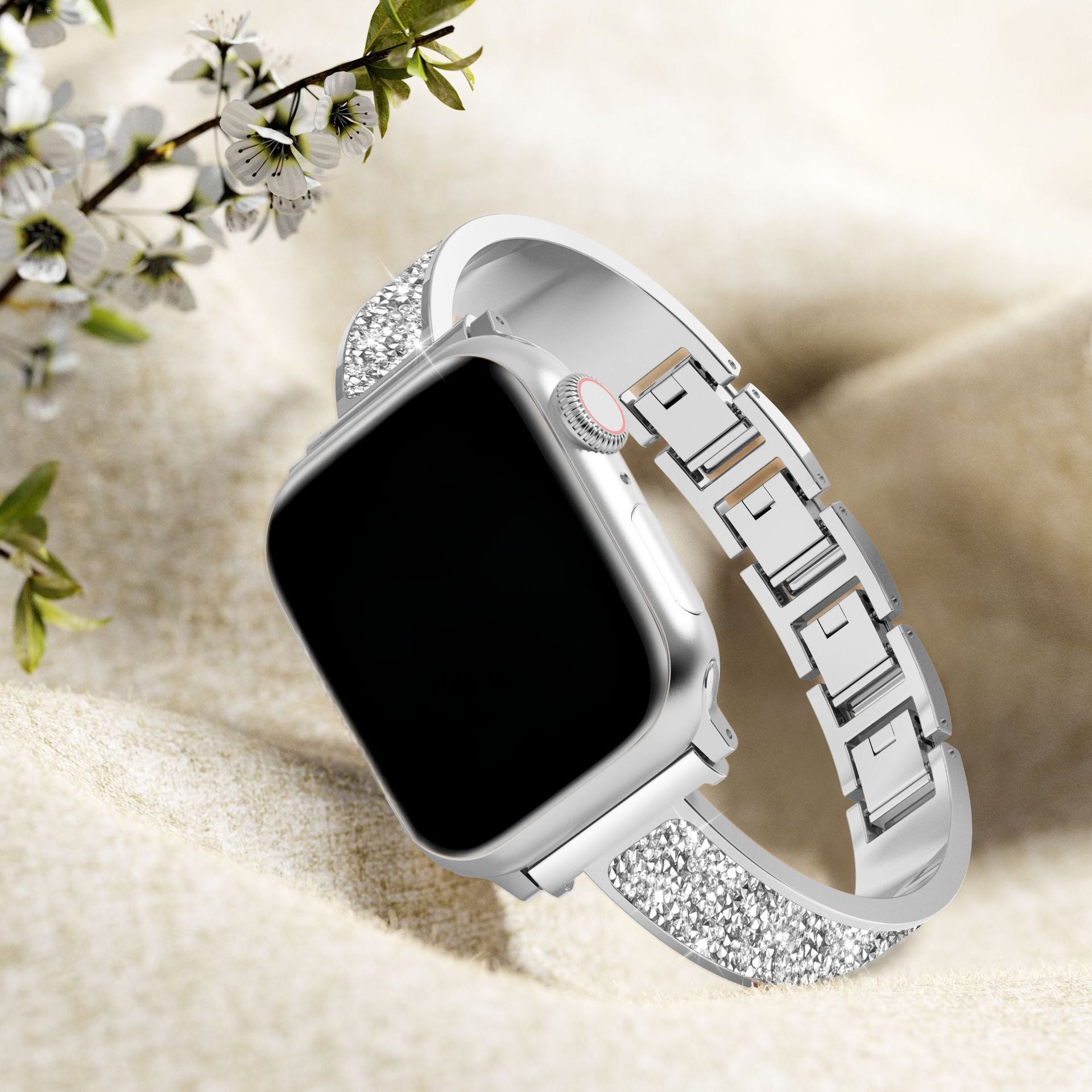 Apple Watch bracelet, glitter, for women, Douwa model