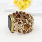 Apple Watch Bracelet, sparkling natural stones, for women, Athena model