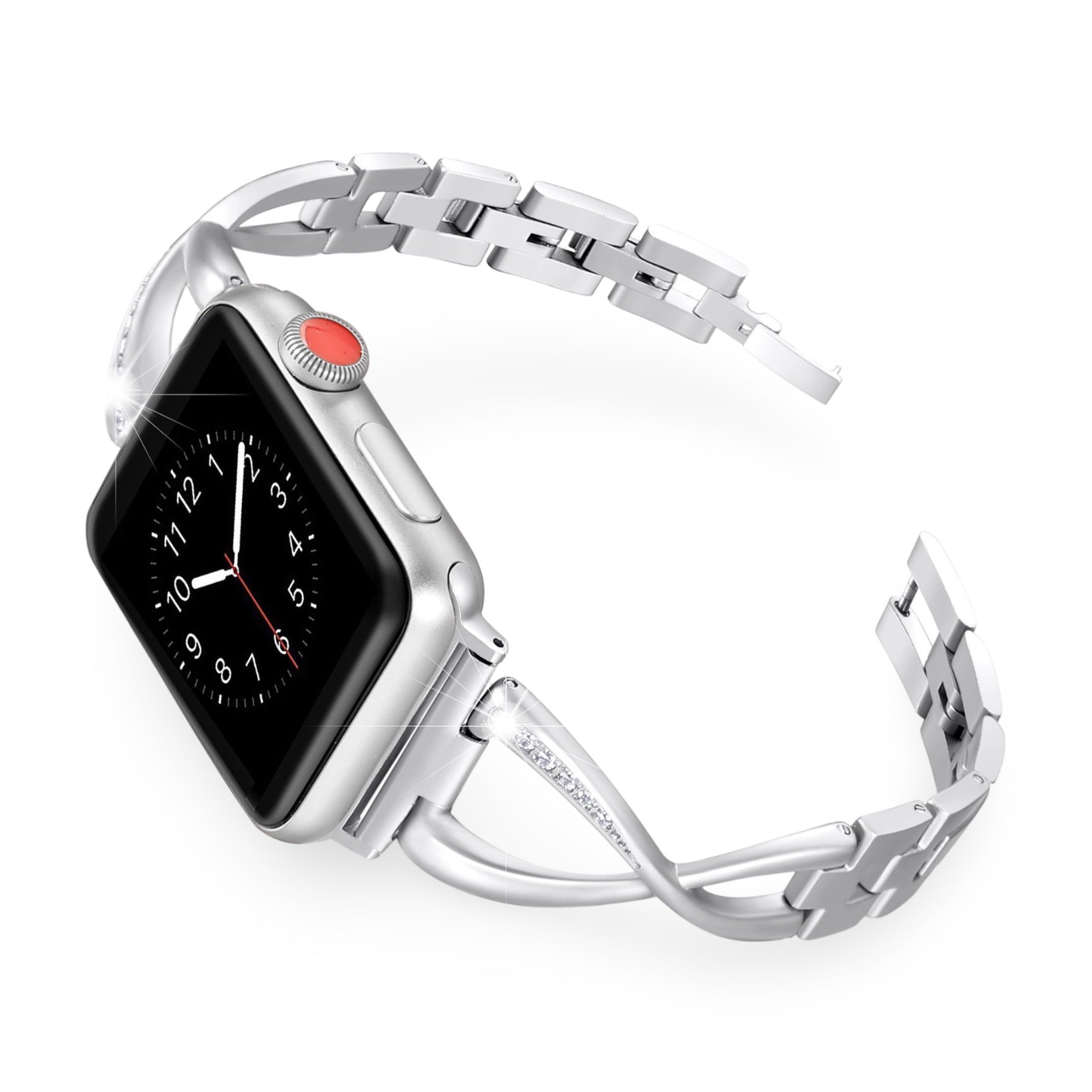 Apple Watch Bracelet, set with zirconium oxide, for women, Initia model