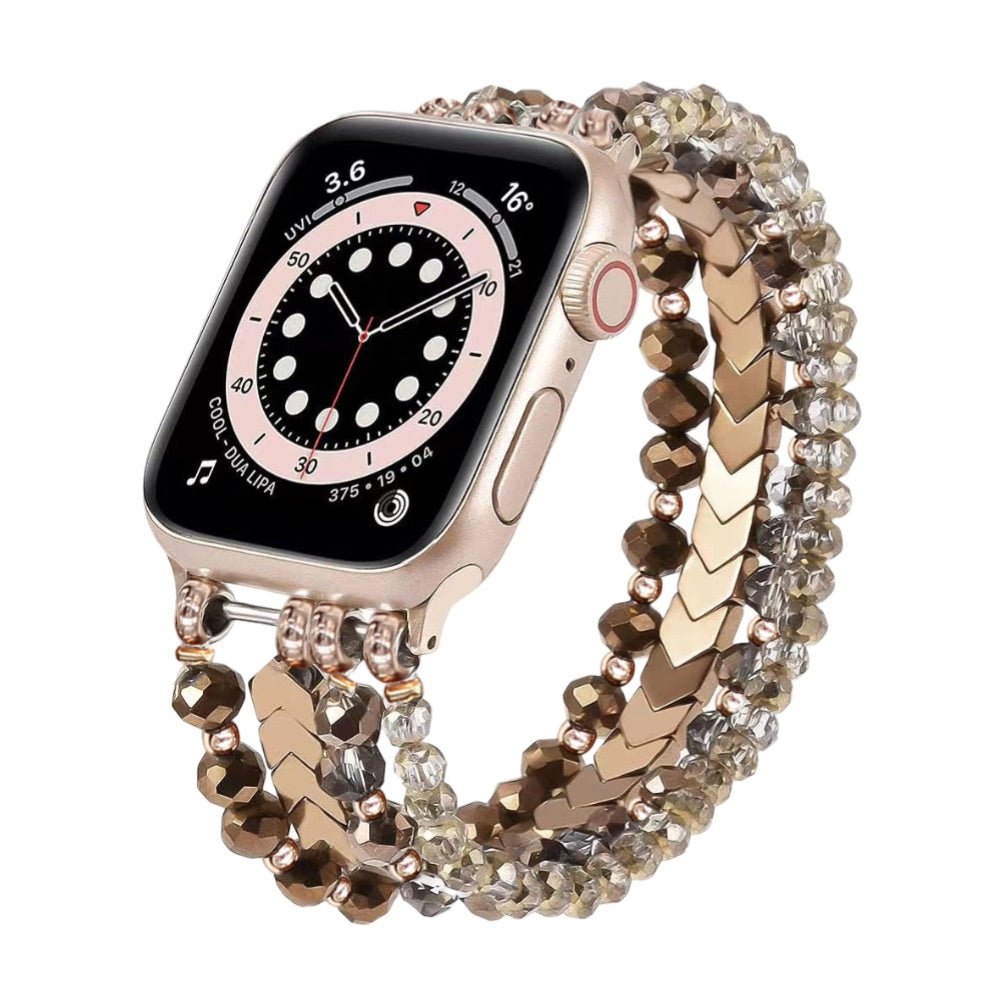 Smartwatch bracelet, with sparkling crystal, for Apple Watch, Karmelle model