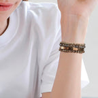 Smartwatch bracelet, with sparkling crystal, for Apple Watch, Karmelle model