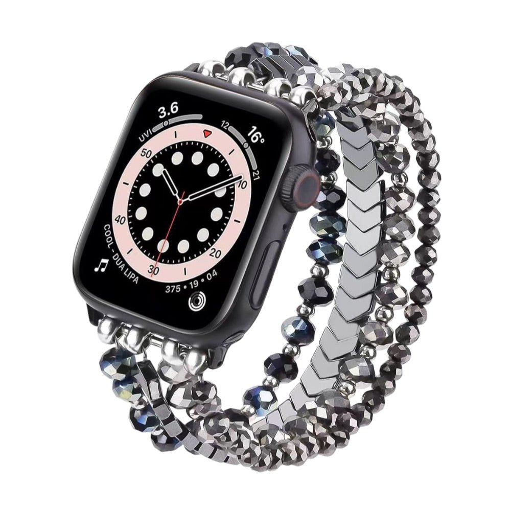 Smartwatch bracelet, with sparkling crystal, for Apple Watch, Karmelle model