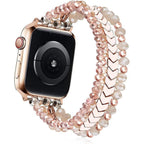 Smartwatch bracelet, with sparkling crystal, for Apple Watch, Karmelle model