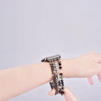 Smartwatch bracelet, with sparkling crystal, for Apple Watch, Karmelle model