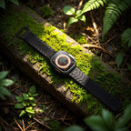Technical-look high-resistance silicone bracelet for Apple Watch, adjustable, Ditrix model