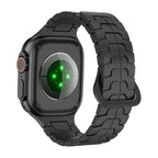 Technical-look high-resistance silicone bracelet for Apple Watch, adjustable, Ditrix model