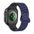 Technical-look high-resistance silicone bracelet for Apple Watch, adjustable, Ditrix model