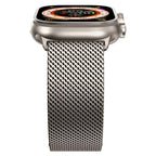 Milanese mesh stainless steel bracelet for Apple Watch with tactical clasp, Raeko model