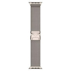 Milanese mesh stainless steel bracelet for Apple Watch with tactical clasp, Raeko model