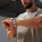 Milanese mesh stainless steel bracelet for Apple Watch with tactical clasp, Raeko model