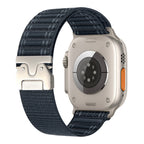 Adjustable nylon bracelet for Apple Watch, parachute buckle, tactical clasp, Riven model