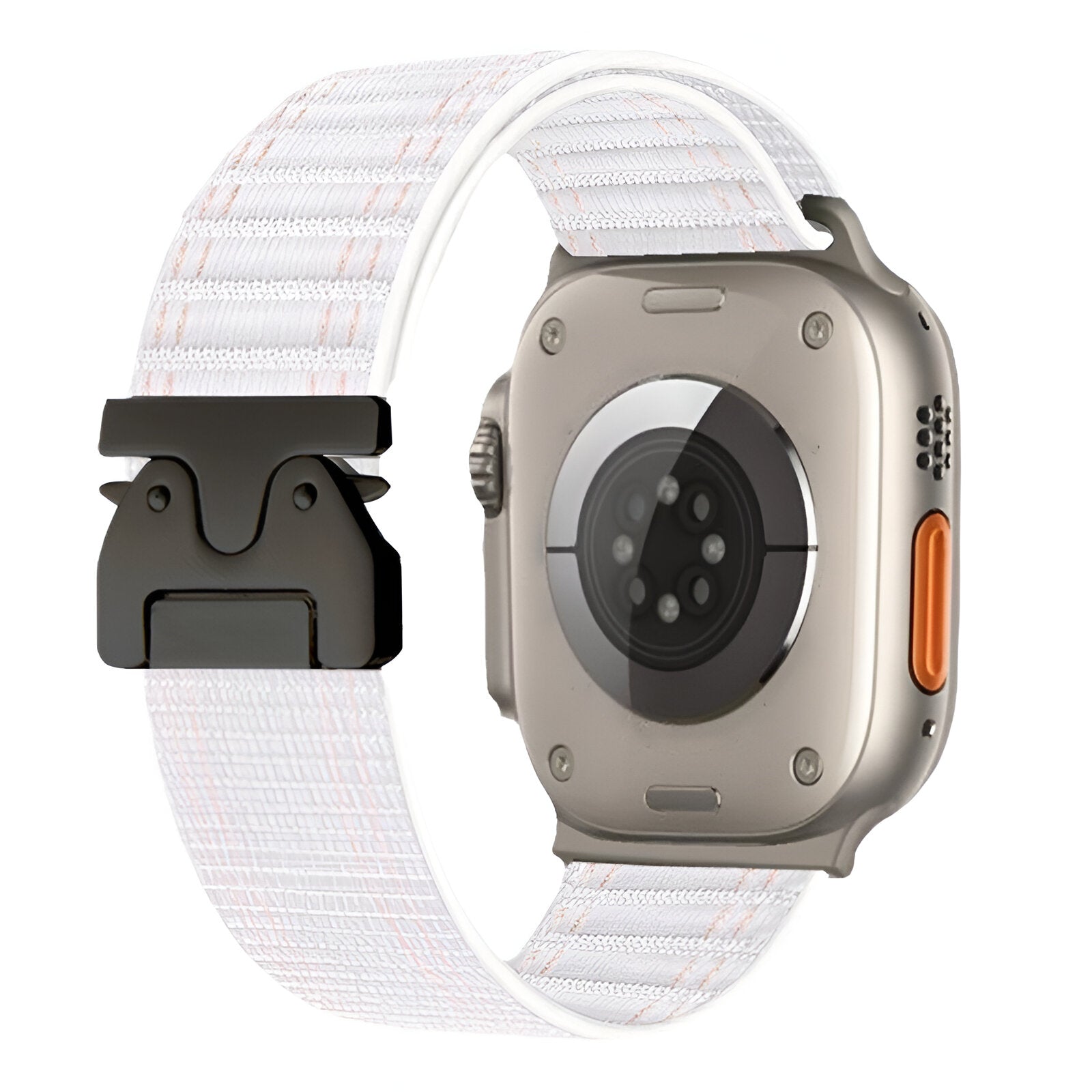 Adjustable nylon bracelet for Apple Watch, parachute buckle, tactical clasp, Riven model
