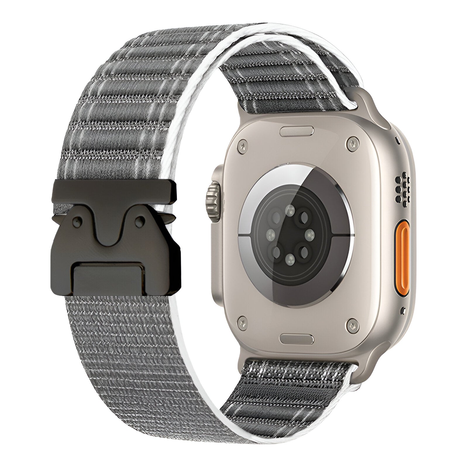 Adjustable nylon bracelet for Apple Watch, parachute buckle, tactical clasp, Riven model