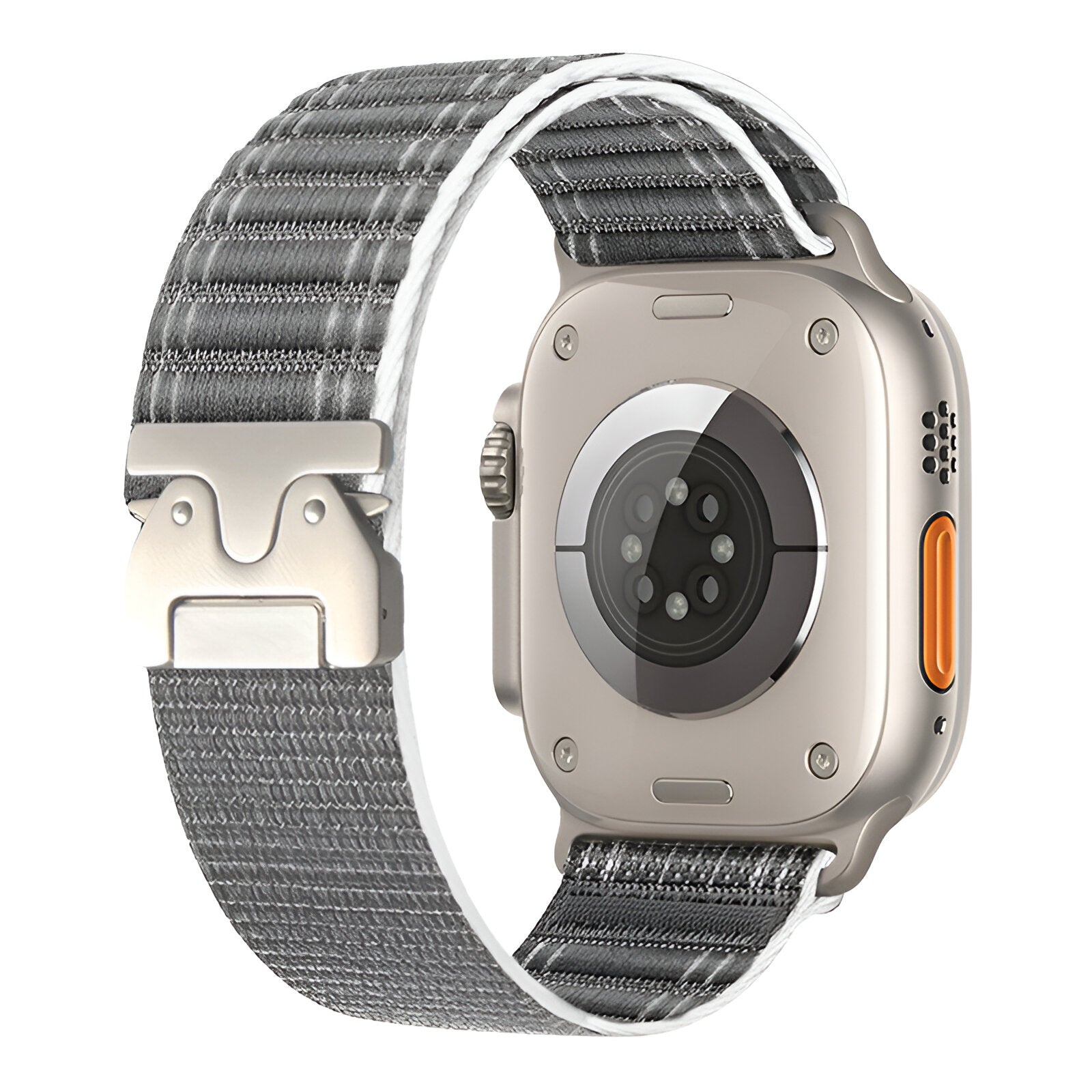 Adjustable nylon bracelet for Apple Watch, parachute buckle, tactical clasp, Riven model