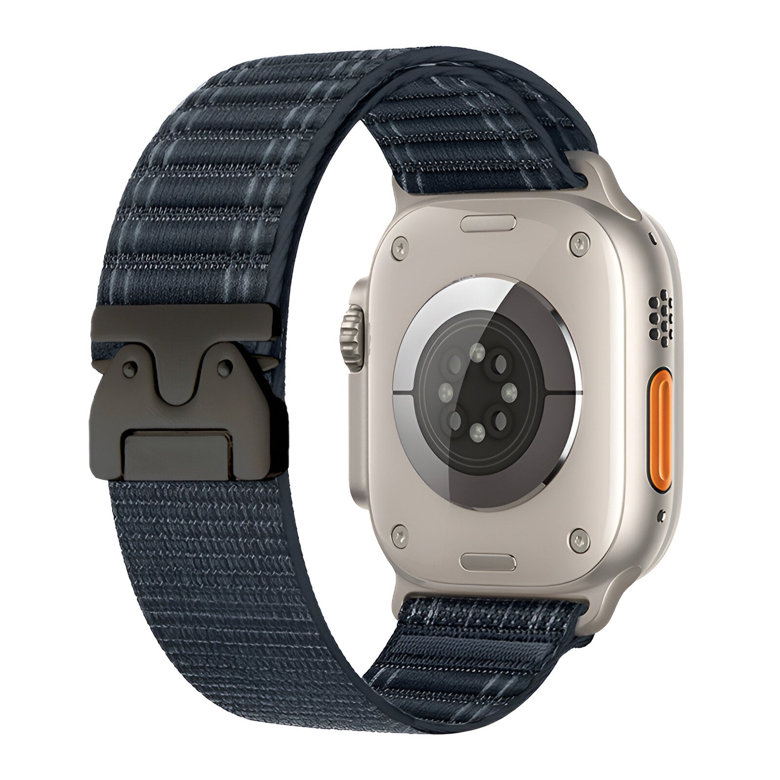 Adjustable nylon bracelet for Apple Watch, parachute buckle, tactical clasp, Riven model